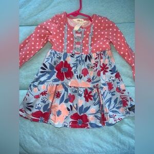 Matilda Jane Pink and Blue Floral Dress